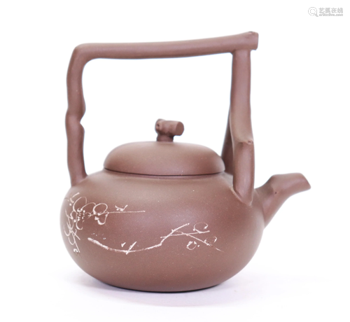 Chinese Yixing Teapot Overhead Twig Ha…