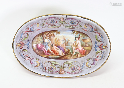 Viennese Enamel 1880 Renaissance Style B…