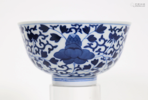 Chinese Blue White Porcelain Bowl Guangxu P…