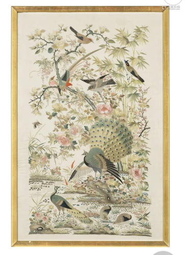 Christie's Chinese 19 C 100 Birds Embroidery P…