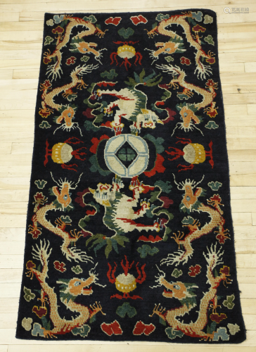 Tibetan Wool Horizontal Dragons & Fu Li…