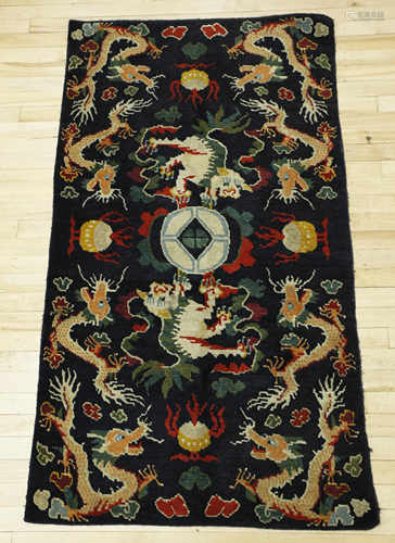 Tibetan Wool Horizontal Dragons & Fu Li…