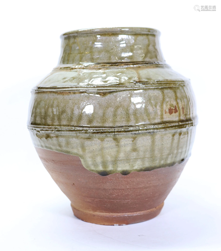 Rockefeller Estate: Celadon Glazed Storage Jar