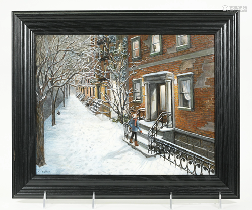 Carole Teller; East Village NYC Oil 