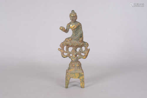十八世纪 铜鎏金佛造像