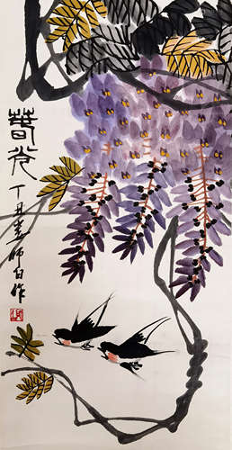 娄师白 花鸟