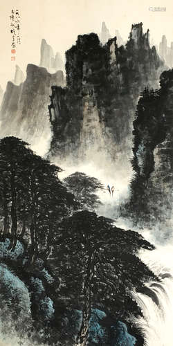 黎雄才 山水