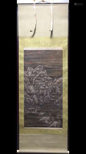 A Chinese Painting Of Scene, With Jinghao Mark