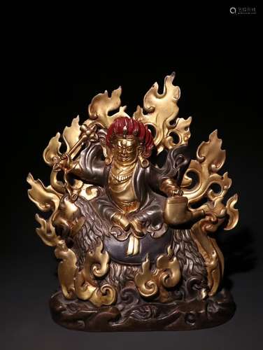 A Chinese Gilt Bronze Buddha Ornament