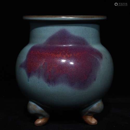 A Chinese Porcelain Junyao Censer