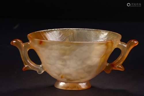 A Chinese Agate Cup