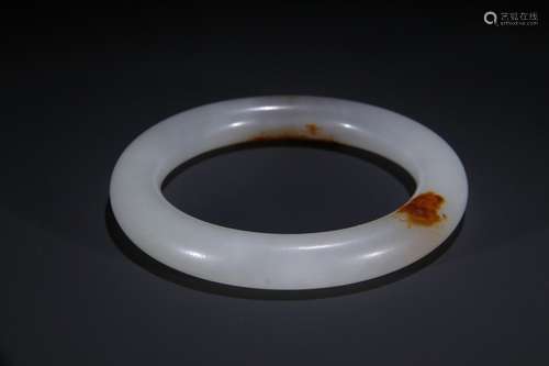 A Chinese Hetian Jade Bangle