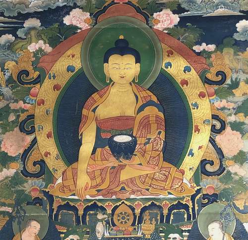 A THANGKA OF BHAISAJYAGURU