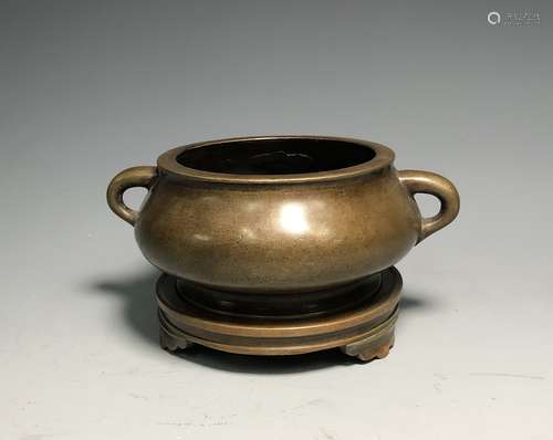 A BRONZE CENSER