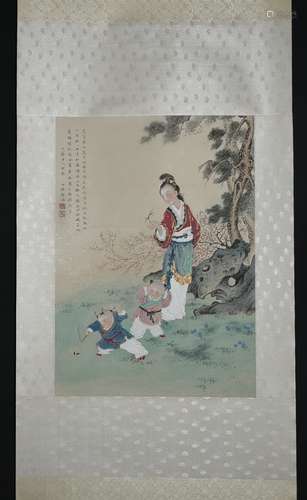 A PAINTING OF CHILDREN, GU LUO