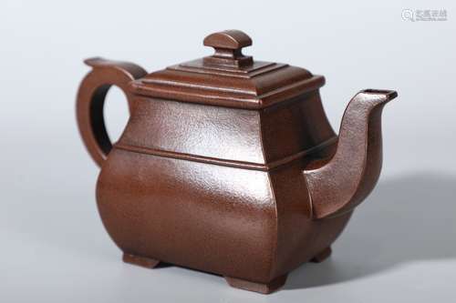 A Chinese Zisha Teapot