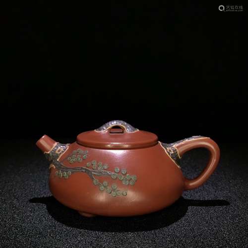 A Chinese Zisha Teapot