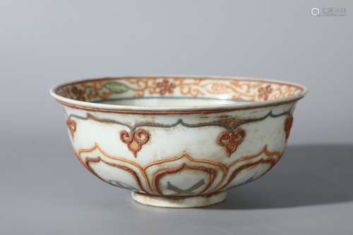 A Chinese Gilt-Decorated Bowl