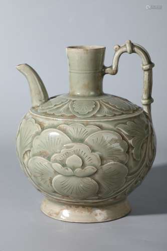 A Chinese Yaozhou Kiln Figure of Floral Pot