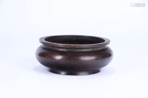 A Chinese Bronze Tripot Censer