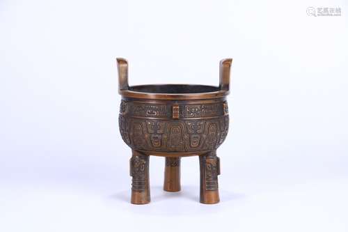 A Chinese Bronze Censer