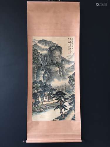 A Chinese Painting of Landscape, Guan ShanYue