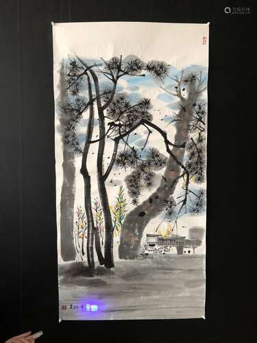 A Chinese Painting of Landscape, Wu Guanzhong