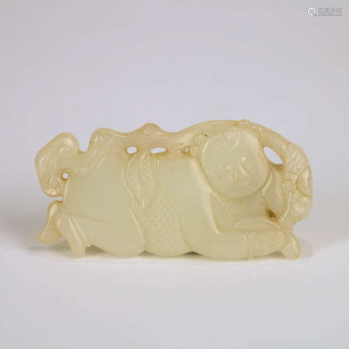 A Chinese Jade Carved Buckle