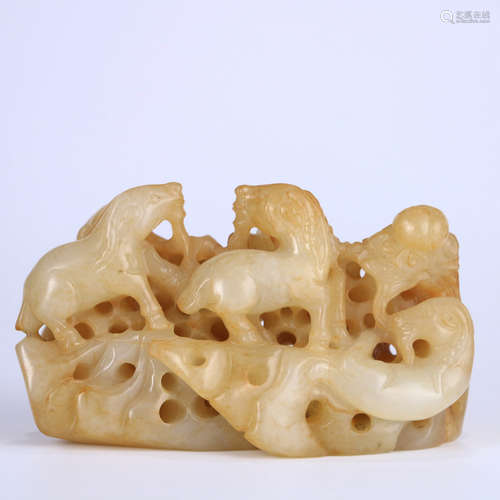 A Chinese Jade Carved Ornament