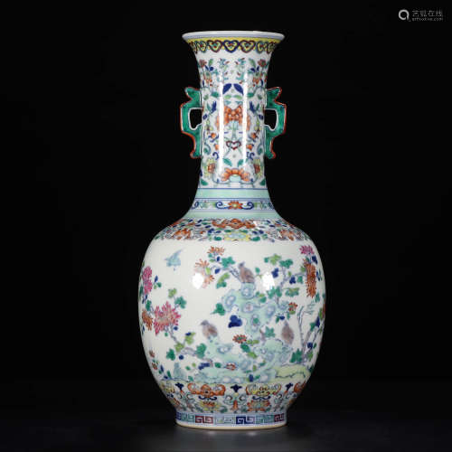 A Doucai Porcelain Vase, Marked