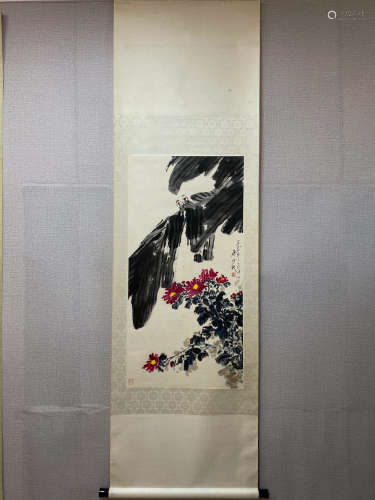 A Chinese Flower And Bird Painting, Tnag Yun Mark