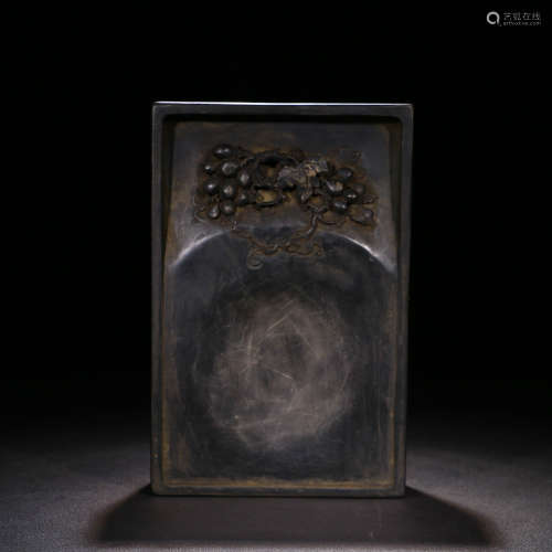 A Chinese Carved Duan Inkstone