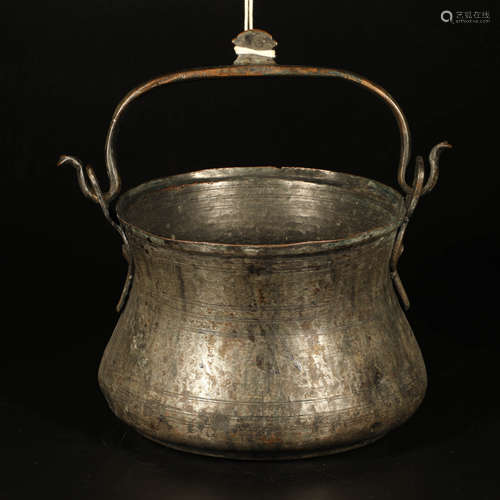 A Bronze Field Caldron