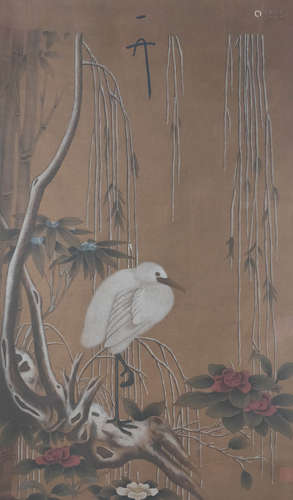 A Chinese Flower And Bird Painting, Emperor Song Huizong Mark