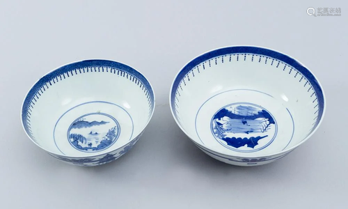 Two Chinese porcelain bowls