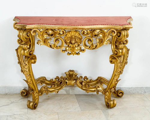 Roman Baroque console