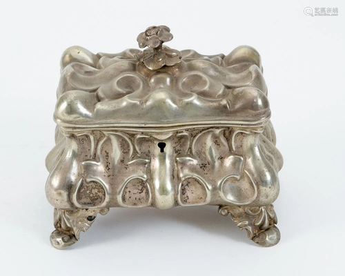 Vienna silver sugar box