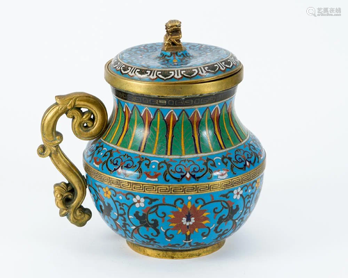 Chinese Cloisonne Pot