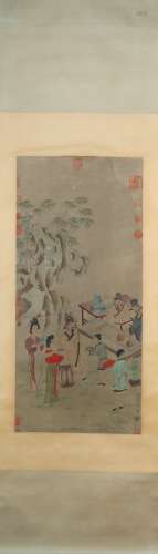 chinese painting by li gonglin,song dynasty