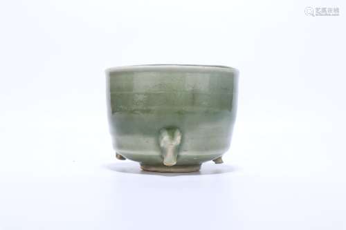 chinese longquan yao porcelain tripod censer