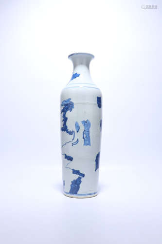 chinese blue and white porcelain vase,ming dynasty