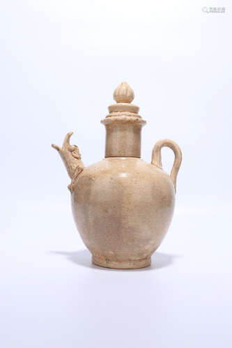 chinese geyao porcelain wine pot