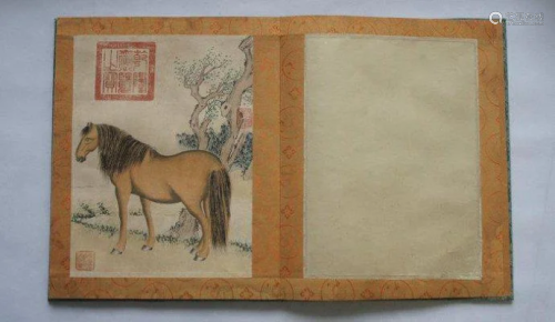Chinese Book Painting Qing dyn. Giusep…