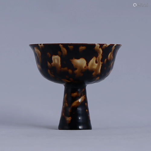 Jizhou kiln tortoiseshell goblet