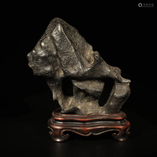 A Mountain Shaped Stone Ornament