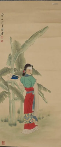 A Chinese Figure Painting, Zhang Daqian M…