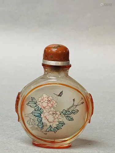 Glass Inner Painted Snuff Bottle