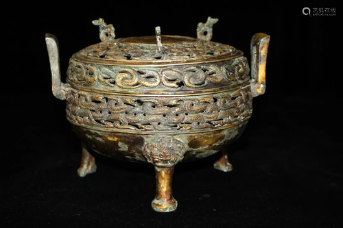 Bronze Incense Burner