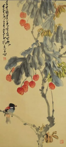 A Chinese Birdand-flower Painting, Zhao Sha…