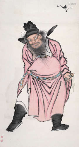 吴笠仙（1869～1938） 福从天降 立轴 设色纸本